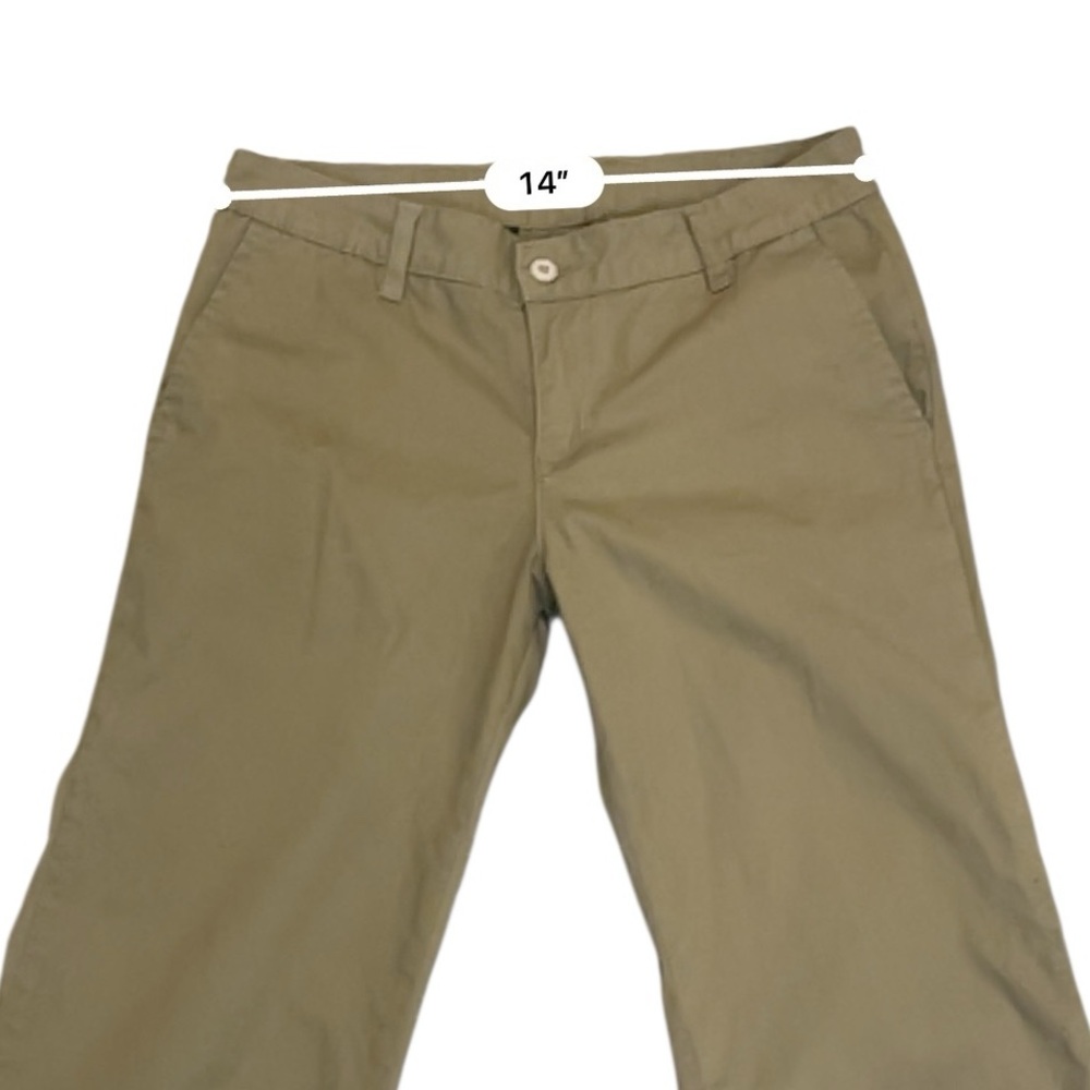 Low rise cuffed khakis Y2K flap pockets 27 - Picture 7 of 10